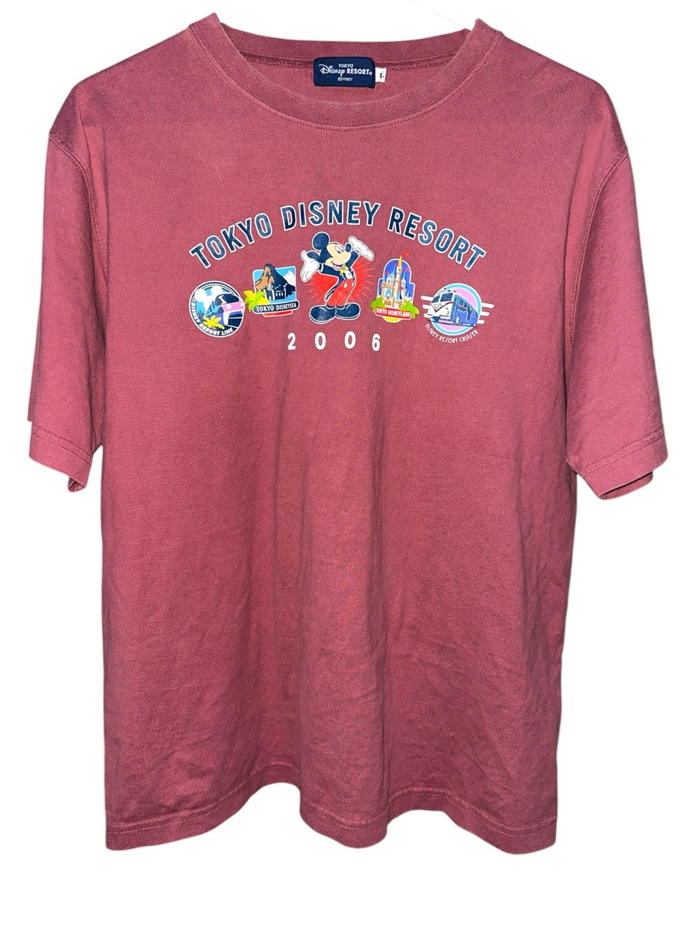 Mickey Graphic Tee - 2006 Burgundy